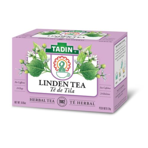 Tadin Linden Tea, Caffeine Free, Herbal Tea